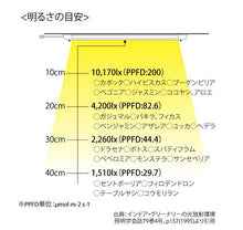 画像をギャラリービューアに読み込む, 植物育成用ライト LPL04L